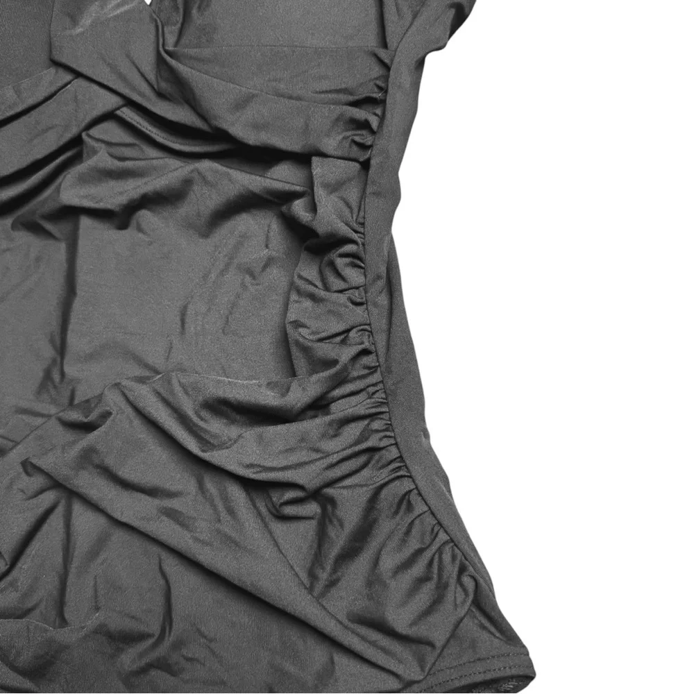 Nwt Sea Level One Piece Swimsuit Twist Top Ruched Sz 10 - Picture 6 of 13